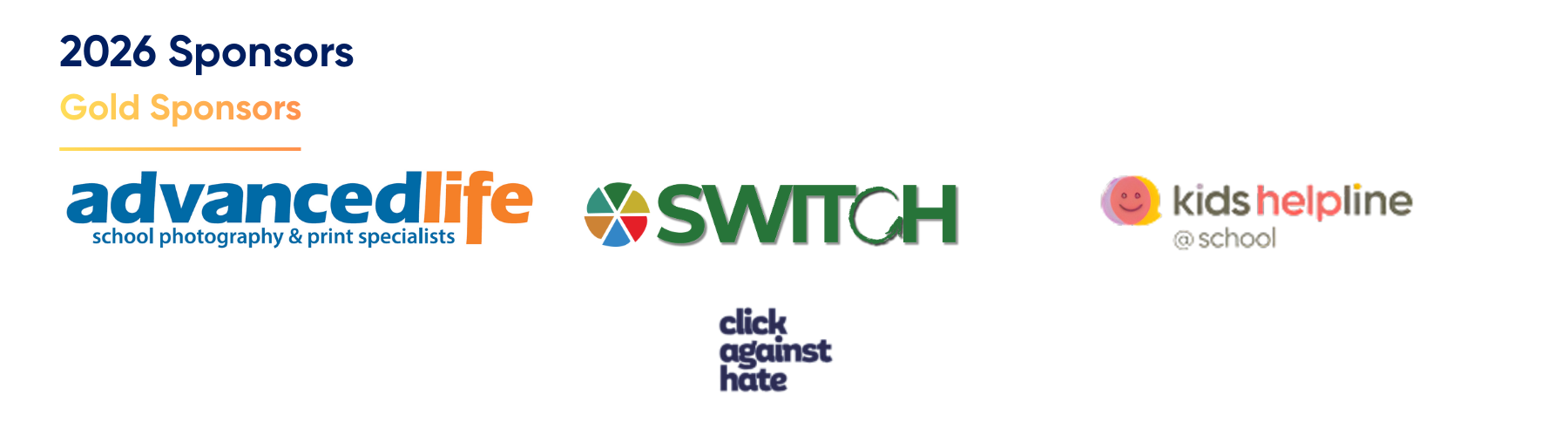 Conference sponsors logos